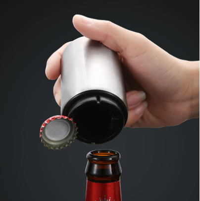 Creative Stainless Steel Beer Bottle Opener Web Celebrity Bar Press