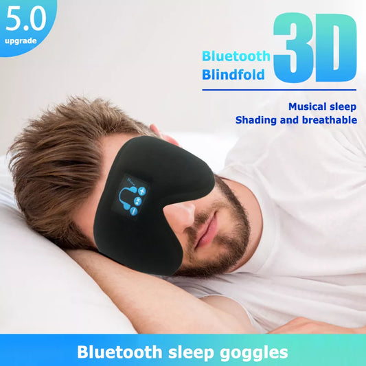 Stereo Wireless  V5.0 Sleep Headphones Calling Music 3D Sleep