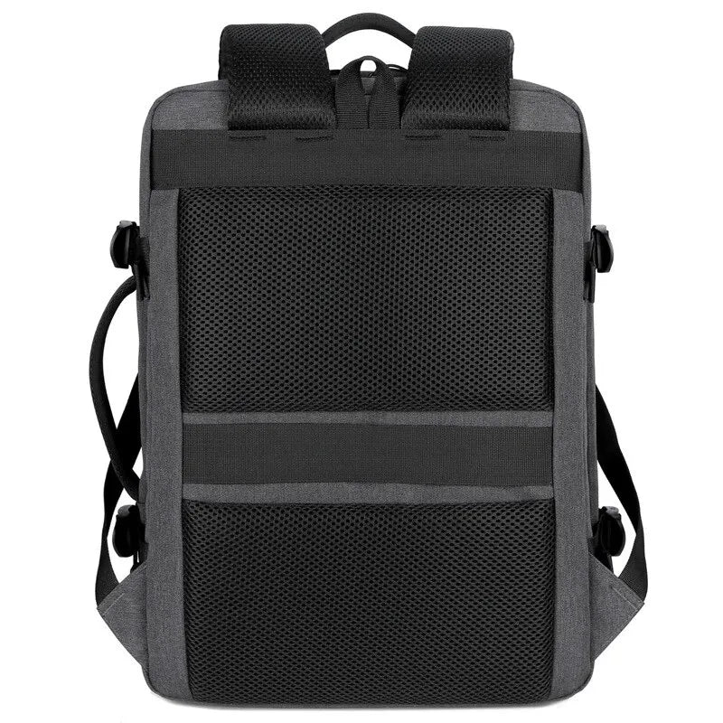 Classic Travel Backpack Men Business Backpack School Expandable USB