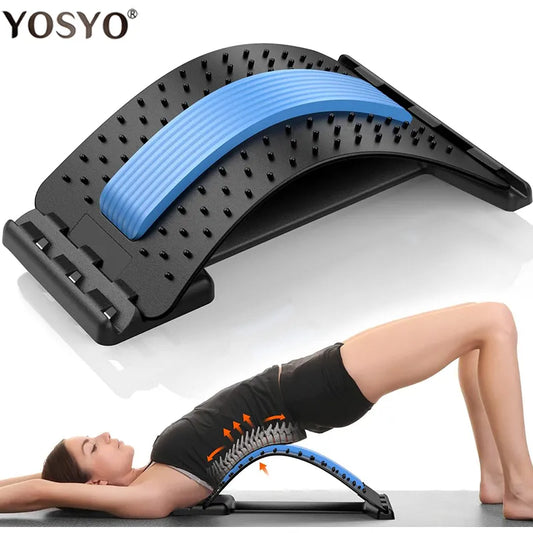 Back Stretcher Magnetotherapy Multi-Level Adjustable Massager Waist Neck