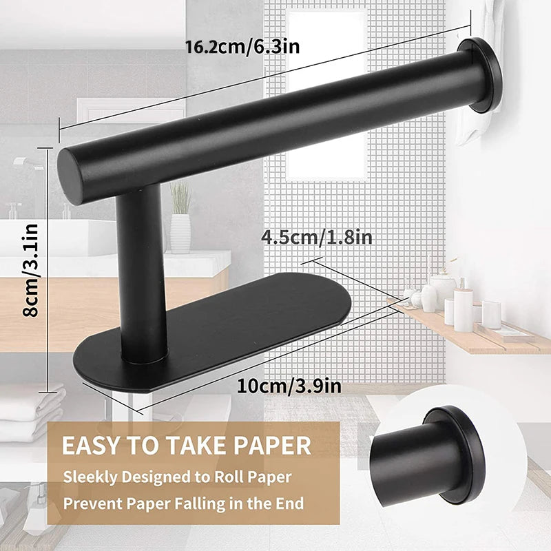 Stainless Steel Paper Towel Holder Adhesive