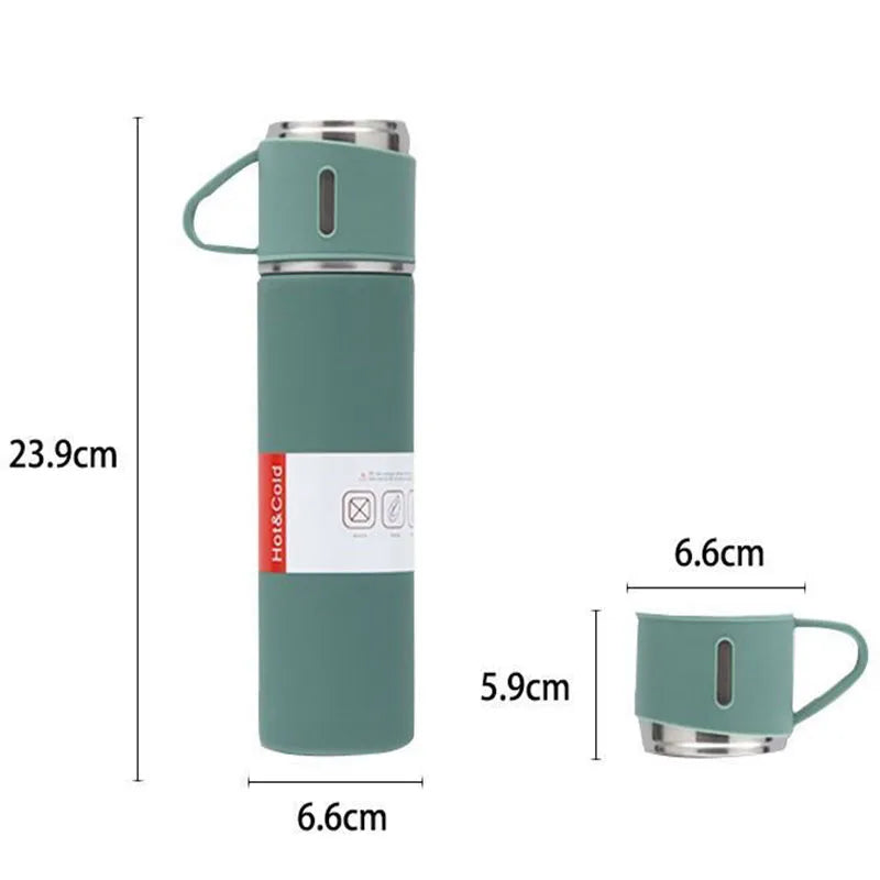 500ML Stainless Steel Vacuum Flask Gift Set Office Business