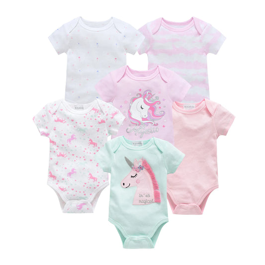 Baby Girls Clothes 3 6 pcs/lot pour nouveaux Cotton