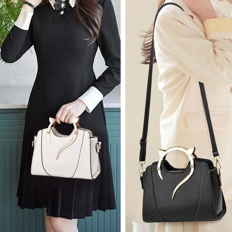 Women Cute Cat Purses and Handbags Elegant