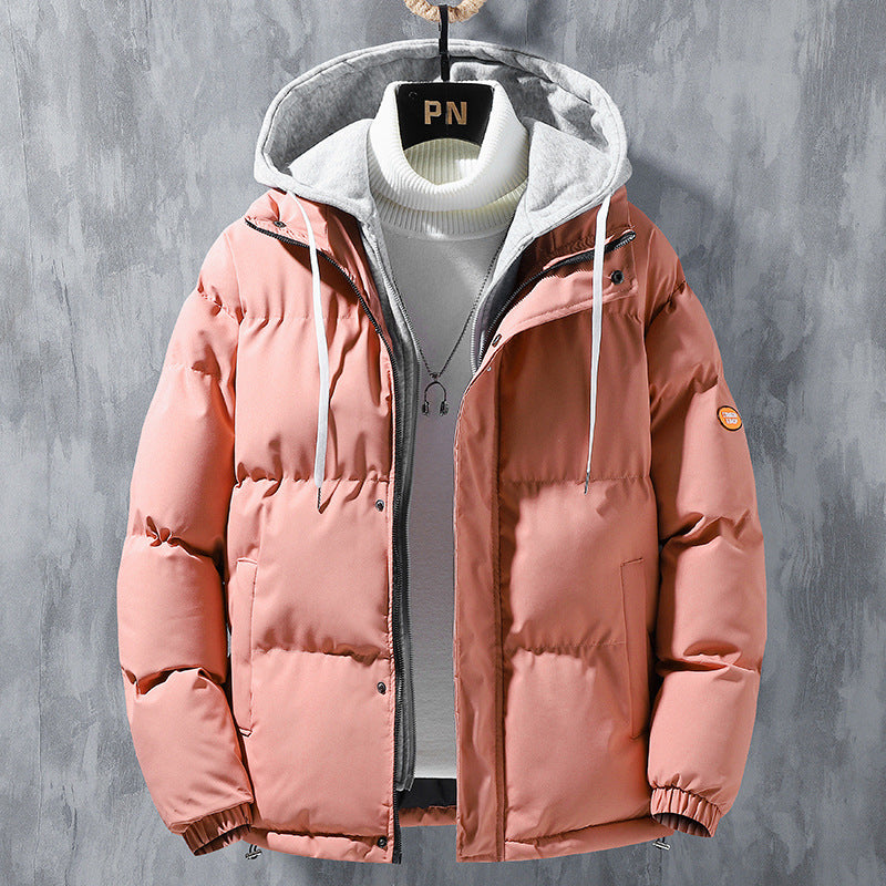 Two-piece Coat Solid Leisure Sports Cotton Jacket