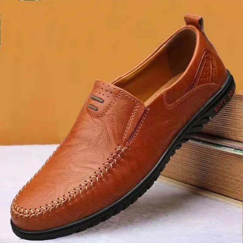 Shoes Luxury Brand Casual Slip on Formal Loafers Men Moccasins