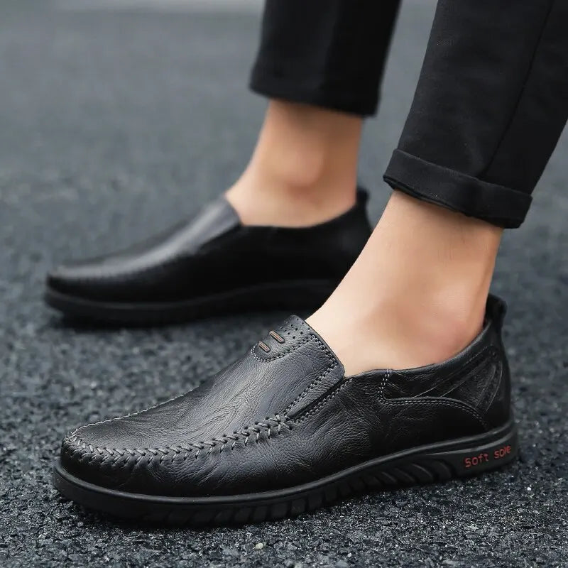 Shoes Luxury Brand Casual Slip on Formal Loafers Men Moccasins